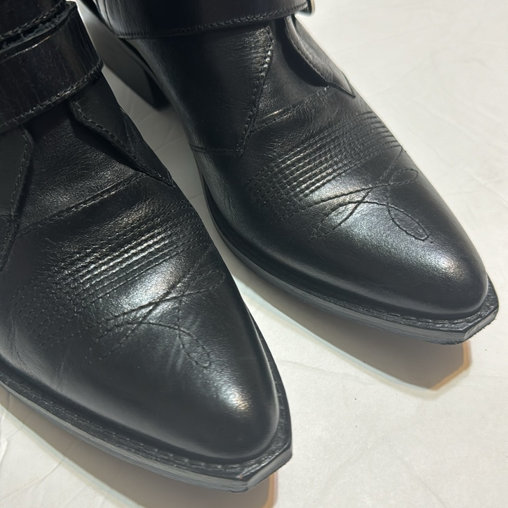 TOGA PULLA buckle-strap mid heel boots - Picture 4 of 8
